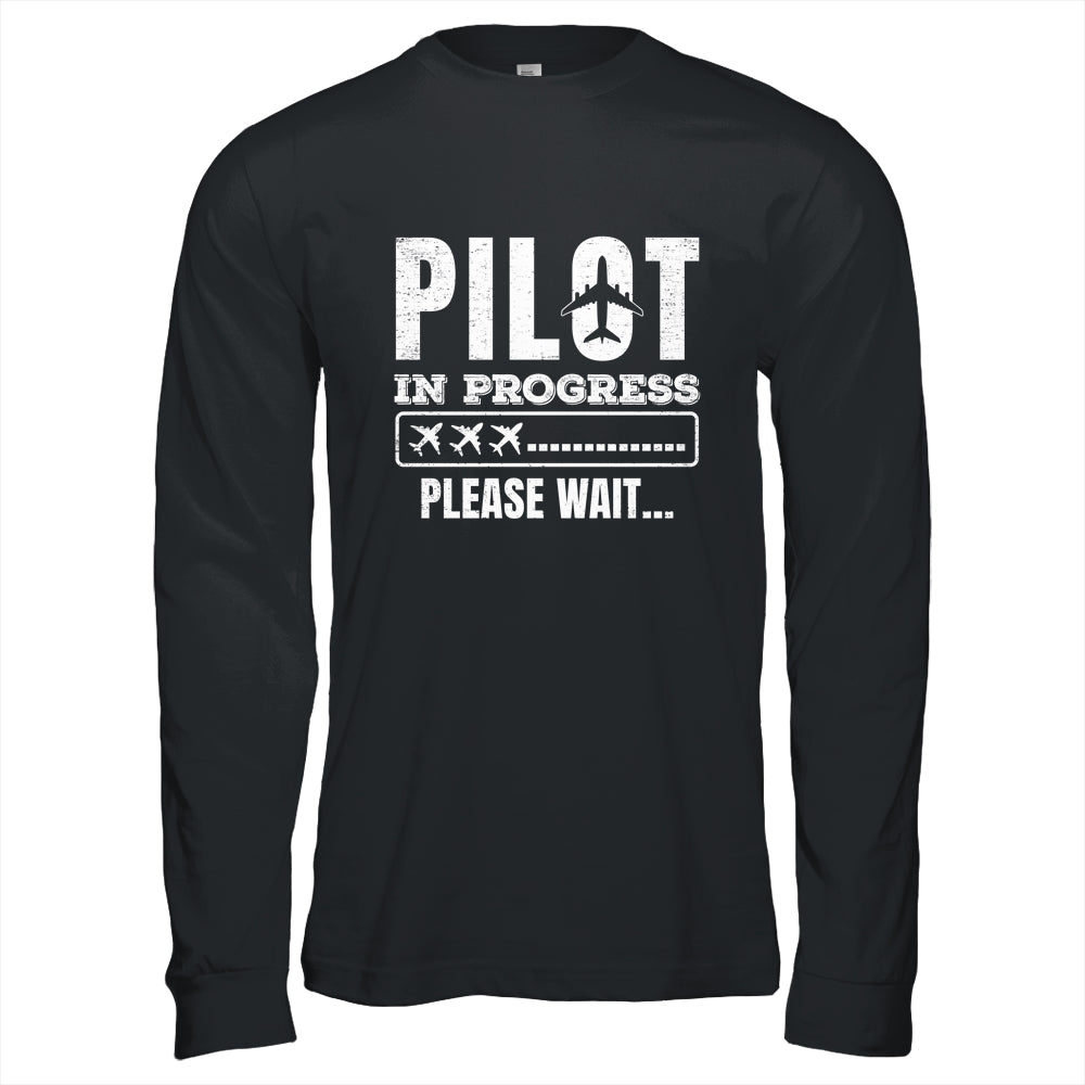 Pilot In Progress Airline Pilot Aviation Aircraft Lover Shirt & Hoodie | siriusteestore