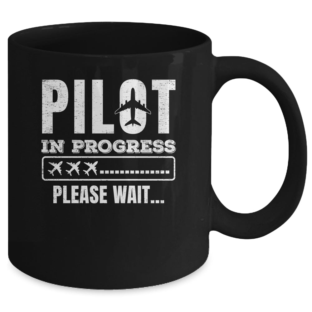 Pilot In Progress Airline Pilot Aviation Aircraft Lover Mug | siriusteestore