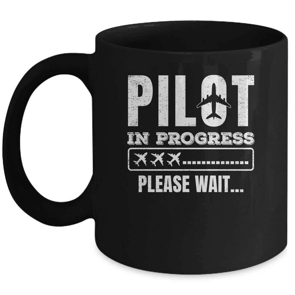 Pilot In Progress Airline Pilot Aviation Aircraft Lover Mug | siriusteestore