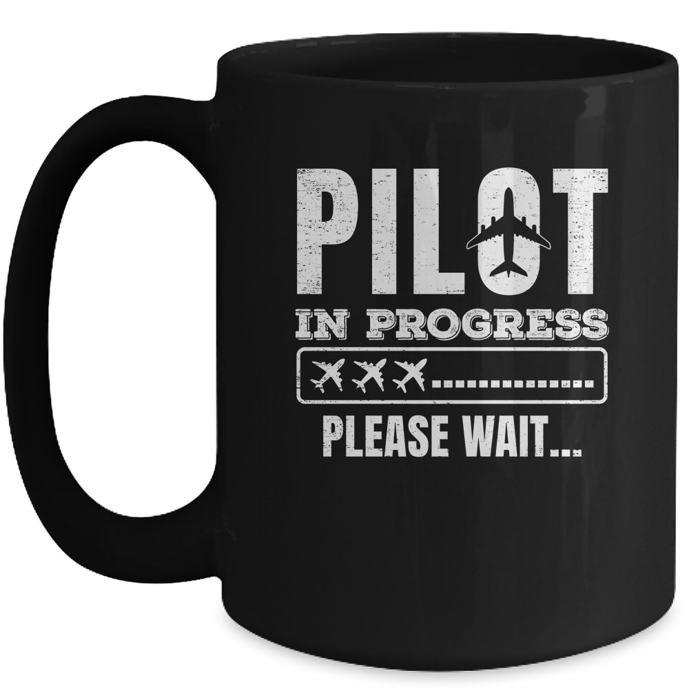 Pilot In Progress Airline Pilot Aviation Aircraft Lover Mug | siriusteestore