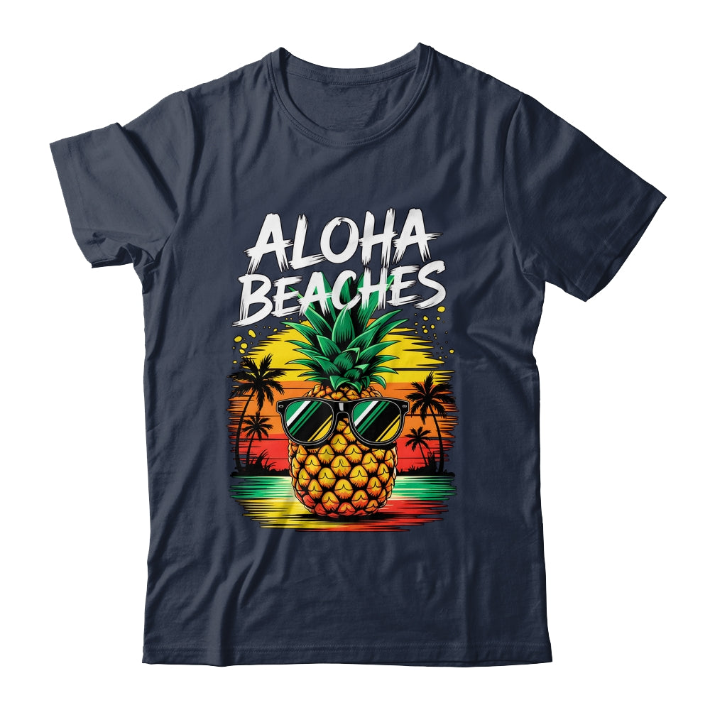 Pineapple Funny Aloha Beaches Beaches Hawaii Hawaiian Surfing Shirt & Tank Top | siriusteestore