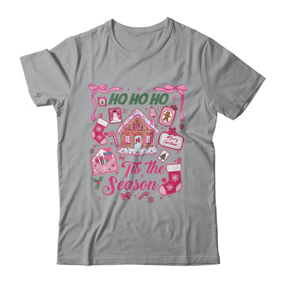 Pink Christmas Tis The Season Xmas Cute Girly Holiday Women Shirt & Sweatshirt | siriusteestore