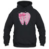 Pink Coquette Bow Dental Assistant Cute Teeth Dentist Squad Shirt & Tank Top | siriusteestore
