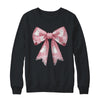 Pink Ghost Coquette Bow Halloween Spooky Season Womens Girls Shirt & Sweatshirt | siriusteestore