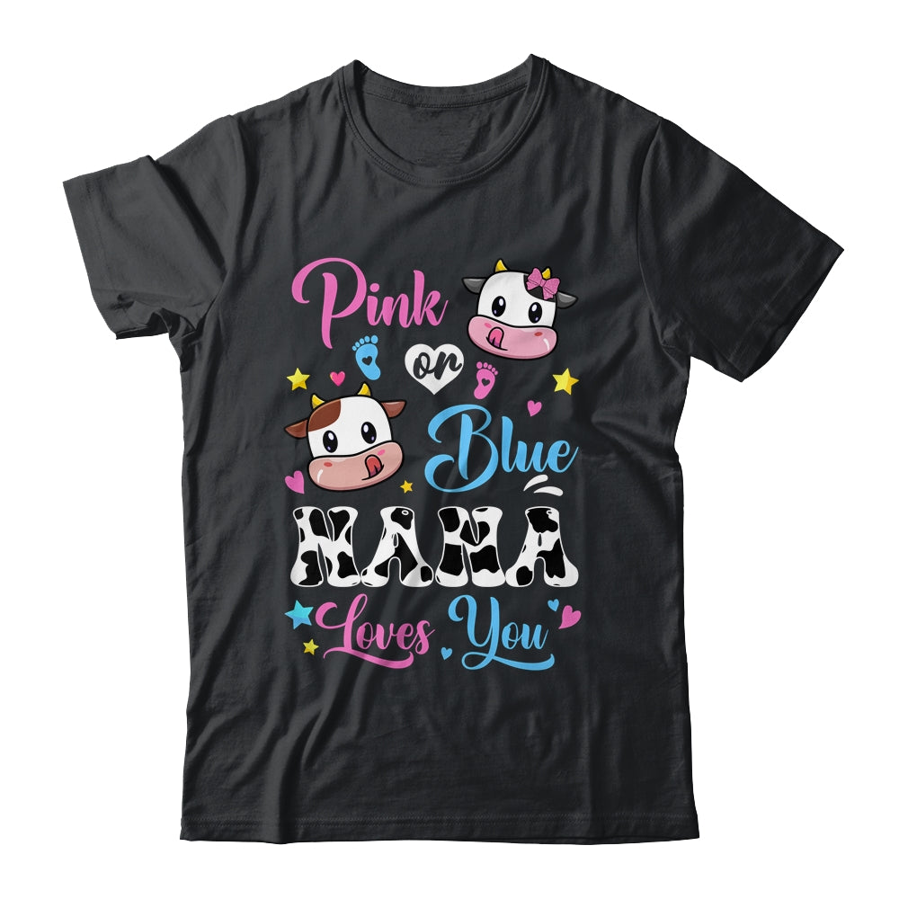 Pink Or Blue Nana Loves You Shirt Gender Reveal Baby Pink Or Blue Nana Loves You Shirt Gender Reveal Baby