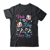 Pink Or Blue Papa Loves You Cow Baby Gender Reveal Shirt & Hoodie | siriusteestore