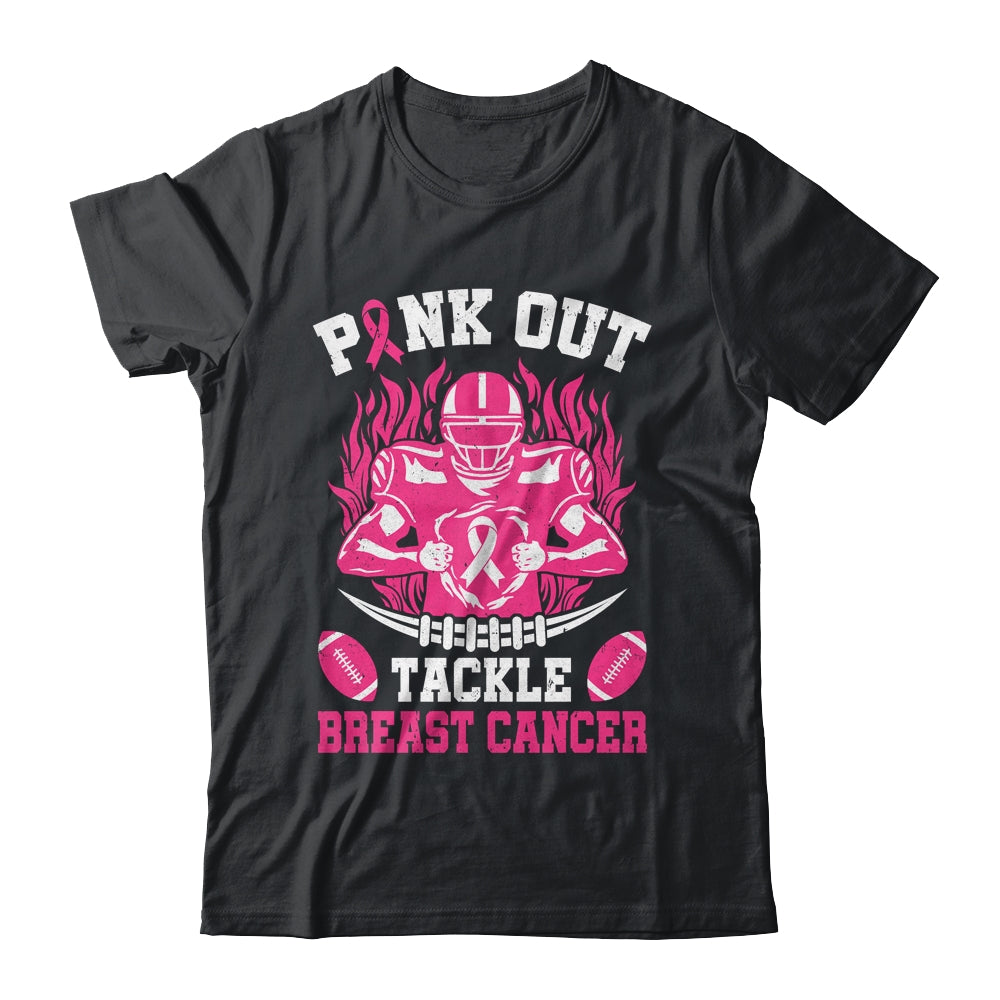 Pink Out Tackle Breast Cancer Awareness American Football Shirt & Hoodie | siriusteestore