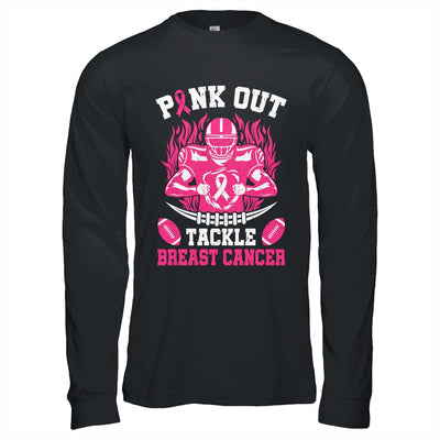 Pink Out Tackle Breast Cancer Awareness American Football Shirt & Hoodie | siriusteestore