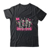 Pink Ribbon Breast Cancer Awareness Skeleton Women Men Shirt & Hoodie | siriusteestore
