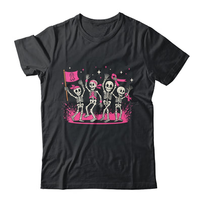 Pink Ribbon Breast Cancer Awareness Skeleton Women Men Shirt & Hoodie | siriusteestore