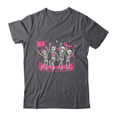 Pink Ribbon Breast Cancer Awareness Skeleton Women Men Shirt & Hoodie | siriusteestore