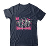 Pink Ribbon Breast Cancer Awareness Skeleton Women Men Shirt & Hoodie | siriusteestore
