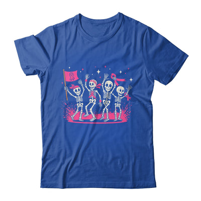 Pink Ribbon Breast Cancer Awareness Skeleton Women Men Shirt & Hoodie | siriusteestore