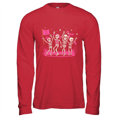 Pink Ribbon Breast Cancer Awareness Skeleton Women Men Shirt & Hoodie | siriusteestore