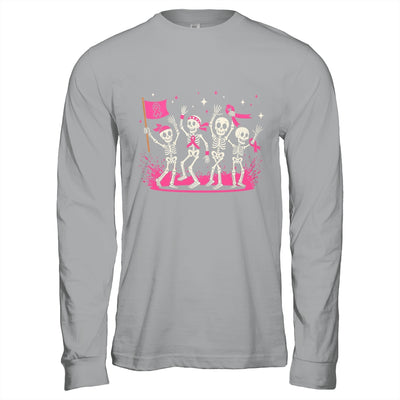 Pink Ribbon Breast Cancer Awareness Skeleton Women Men Shirt & Hoodie | siriusteestore