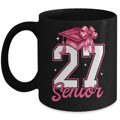 Pink Senior 2027 Coquette Bow Class Of 27 Girl Seniors Mug | siriusteestore