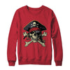 Pirate Skull Crossbones Halloween Costume Buccaneer Men Boy Shirt & Sweatshirt | siriusteestore
