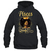 Pisces Queen Birthday Afro Girls Black Zodiac Birthday Shirt & Tank Top | siriusteestore
