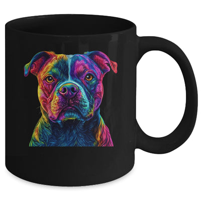 Pitbull Dog Colorful Face Dog Lover Men Women Mug | siriusteestore