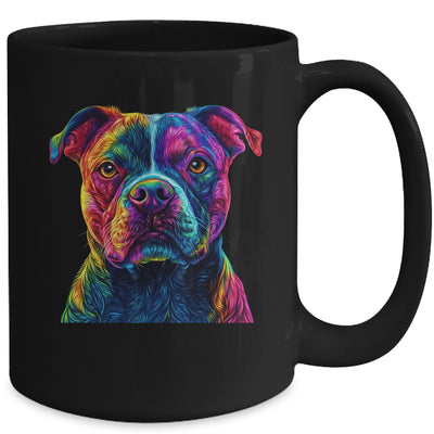 Pitbull Dog Colorful Face Dog Lover Men Women Mug | siriusteestore