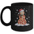 Pizza Snowman Santa Hat Christmas Pizza Party Funny Xmas Mug | siriusteestore