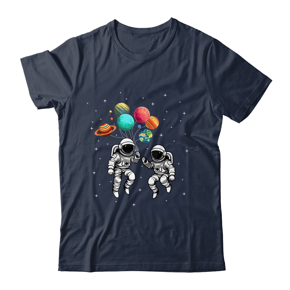 Planet Balloons Astronaut Planets Spaceman Space Outer Shirt & Tank Top | siriusteestore