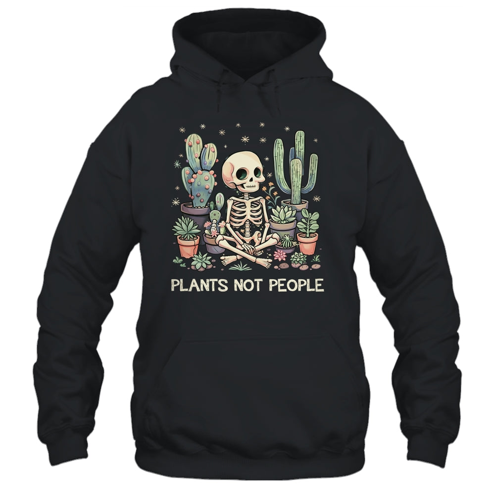 Plant Lover Skeleton Design Gardener Plants Not People Shirt & Tank Top | siriusteestore