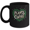 Plants & Coffee Funny Gardening Plant Garden Lover Gardener Mug | siriusteestore
