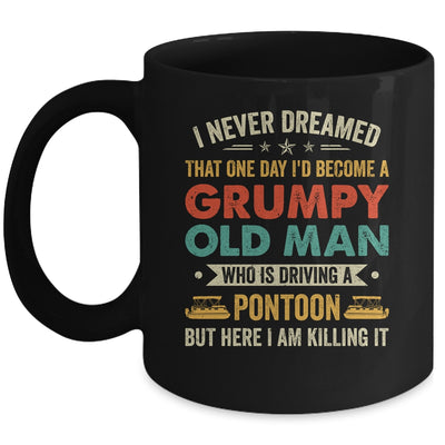 Pontoon Boat For Men Funny At The Lake Pontoon Captain Mug | siriusteestore
