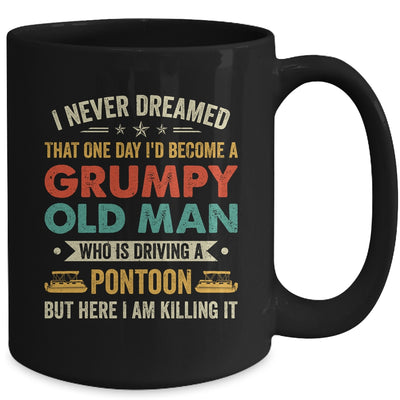 Pontoon Boat For Men Funny At The Lake Pontoon Captain Mug | siriusteestore