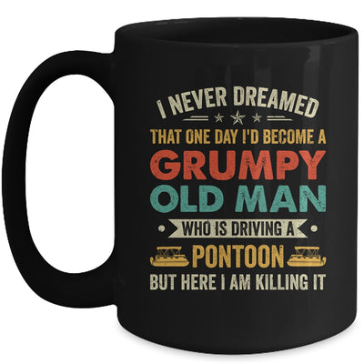 Pontoon Boat For Men Funny At The Lake Pontoon Captain Mug | siriusteestore