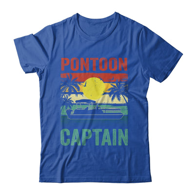 Pontoon Captain Vintage Boat Boating For Men Women Shirt & Tank Top | siriusteestore