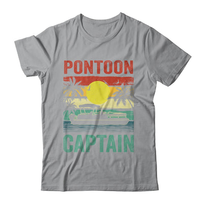 Pontoon Captain Vintage Boat Boating For Men Women Shirt & Tank Top | siriusteestore