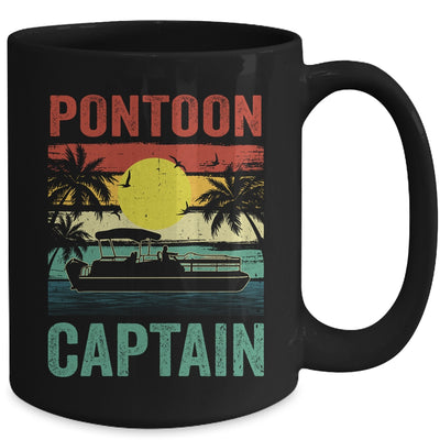 Pontoon Captain Vintage Boat Boating For Men Women Mug | siriusteestore