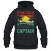 Pontoon Captain Vintage Boat Boating For Men Women Shirt & Tank Top | siriusteestore