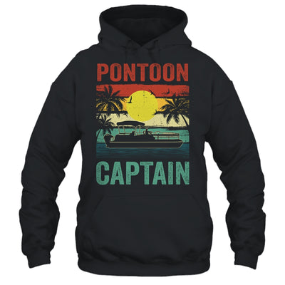 Pontoon Captain Vintage Boat Boating For Men Women Shirt & Tank Top | siriusteestore