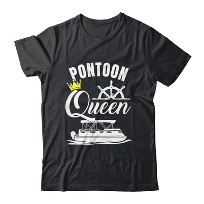 Pontoon Queen For Women Funny Pontoon Boat Party Accessories Shirt & Tank Top | siriusteestore