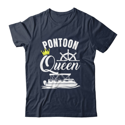 Pontoon Queen For Women Funny Pontoon Boat Party Accessories Shirt & Tank Top | siriusteestore