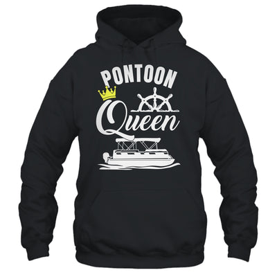 Pontoon Queen For Women Funny Pontoon Boat Party Accessories Shirt & Tank Top | siriusteestore