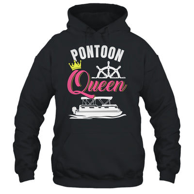 Pontoon Queen For Women Funny Pontoon Boat Pontooning Party Shirt & Tank Top | siriusteestore