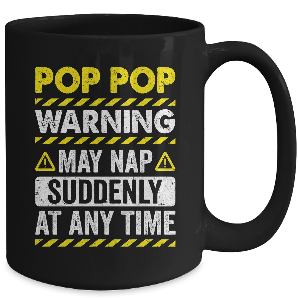 Pop Pop Art For Grandpa From Grandkids Fathers Day Pop Pop Funny Mug | siriusteestore