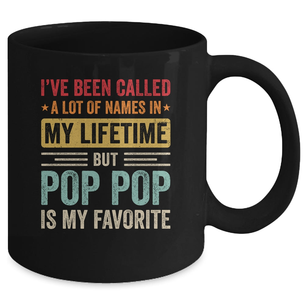 Pop Pop Is My Favorite Name Funny Father's Day Pop Pop Mug | siriusteestore