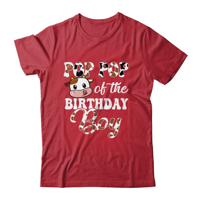 Pop Pop Of The Birthday Boy Cow Farm 1st Birthday Boy Shirt & Hoodie | siriusteestore
