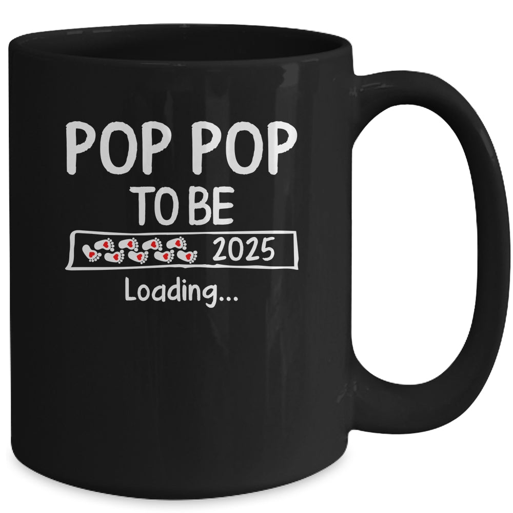 Pop Pop To Be 2025 Loading Promoted To Pop Pop Est 2025 Mug | siriusteestore