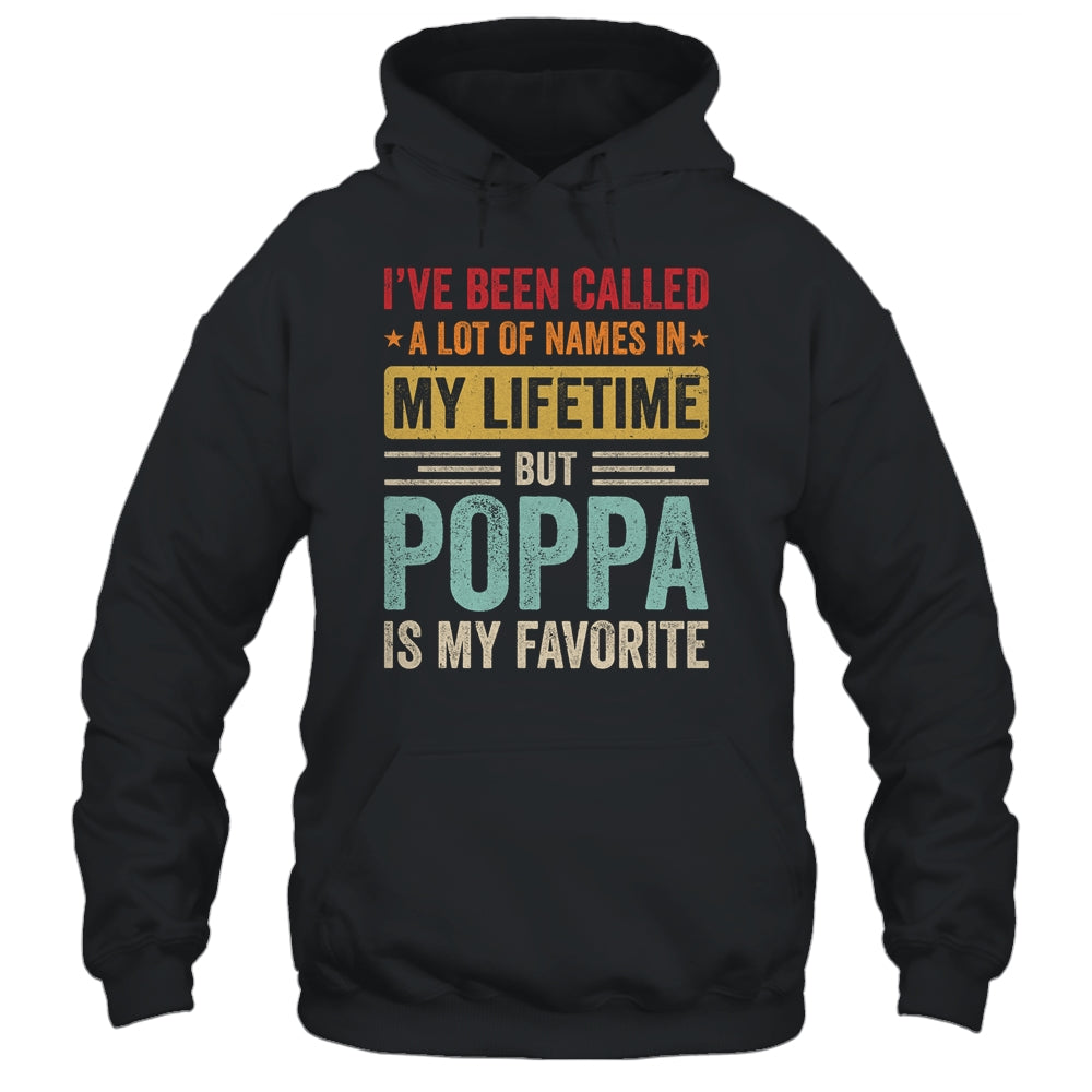 Poppa Is My Favorite Name Funny Father's Day Poppa Shirt & Hoodie | siriusteestore
