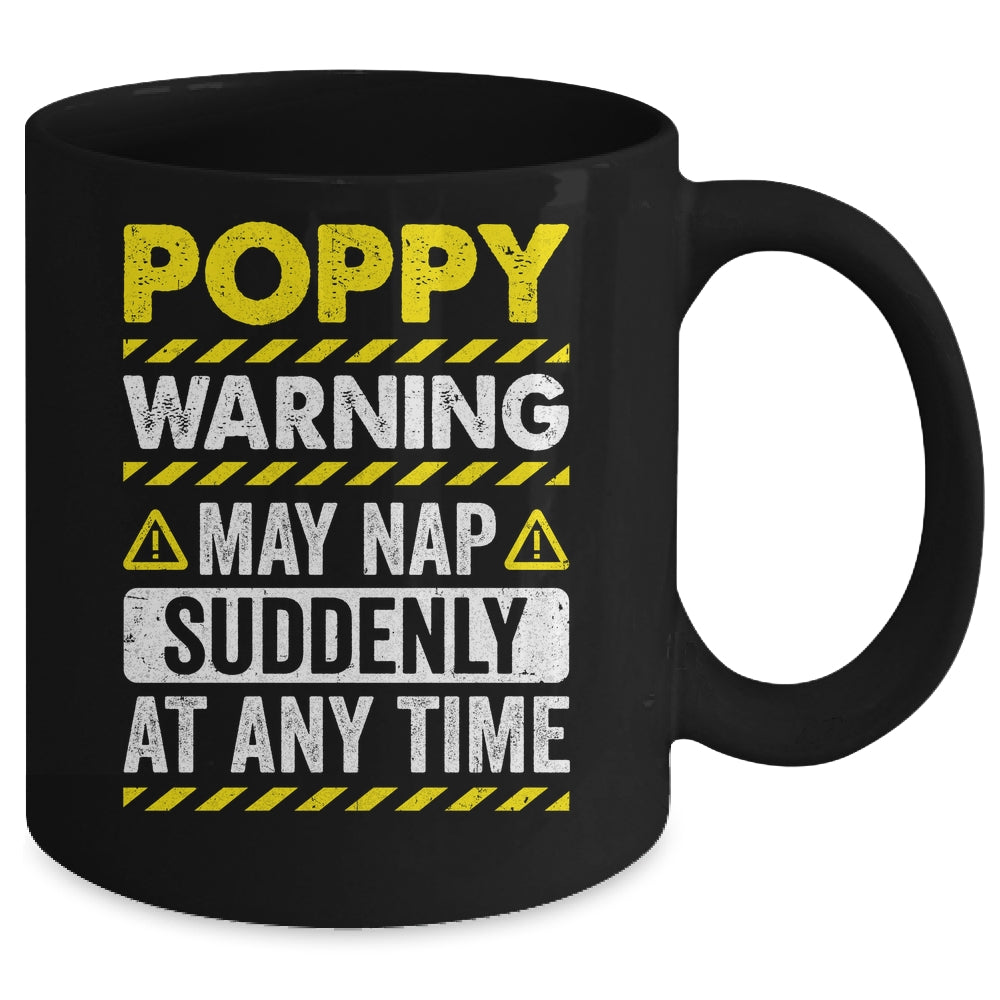 Poppy Art For Grandpa From Grandkids Fathers Day Poppy Funny Mug | siriusteestore