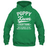 Poppy Knows Everything Fathers Day Birthday Christmas Shirt & Hoodie | siriusteestore