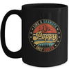 Poppy Like A Grandpa Only Cooler Retro Funny Dad Fathers Day Mug | siriusteestore