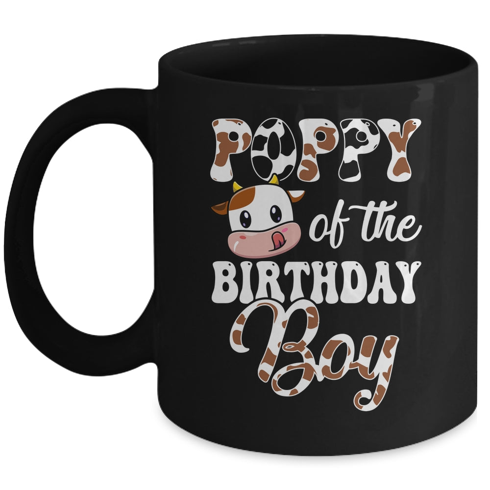 Poppy  Of The Birthday Boy Cow Farm 1st Birthday Boy Mug | siriusteestore