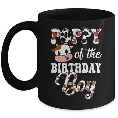 Poppy  Of The Birthday Boy Cow Farm 1st Birthday Boy Mug | siriusteestore